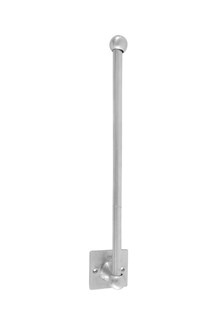 Dauby toiletrolhouder enkel - Pure Plus Square - mat wit brons - 350 mm - rechts
