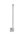 Dauby toiletrolhouder enkel - Pure Plus Square - mat wit brons - 350 mm - rechts