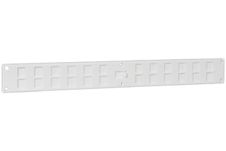 Nedco schuifrooster kunststof wit 370 x 40 mm