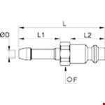 Legris slangpilaar - met insteeknippel - 9094E07 10
