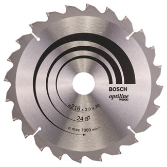 Bosch cirkelzaagbladen - Optiline Wood - voor alle houtsoorten