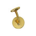 Intersteel leuninghouder - blind - hol zadel - messing gelakt