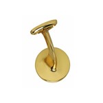 Intersteel leuninghouder - blind - hol zadel - messing gelakt