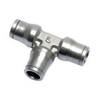 Legris - T-koppeling - buisopname/buisopname/buisopname - messing vernikkeld - 3604