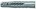 fischer universeelpluggen met kraag [100x] - UX R 8 x 50 mm