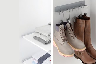 Menage confort laarzenhouder/5 d=455mm zilver-grijs