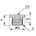 Legris - plug met binnenzeskant en kraag - M18X1.5 - 0202 78 00