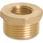 Zeskant verloopring - Fig.241 - Messing - buiten/binnen - 1" x 3/4"