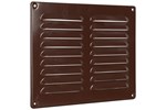 Nedco schoepenrooster alu. 245 x 195 mm RAL8017 bruin