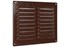 Nedco schoepenrooster alu. 245 x 195 mm RAL8017 bruin