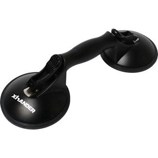 XHANDER aluminium zuignap dubbel 80kg
