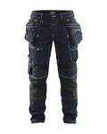 Blåkläder X1900 werkbroek denim stretch blauw/zwart maat 54
