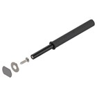 blum Set TIP-ON "lange versie" met diepteverstellingincl. kleefplaat, schroefplaat en schroef Kleur: carbonzwart
