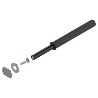 blum Set TIP-ON "lange versie" met diepteverstellingincl. kleefplaat, schroefplaat en schroef Kleur: carbonzwart