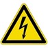 Brady pictogram - electrische spanning - polyester - 200 mm 