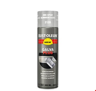 Rust-Oleum zinkspray - Hard Hat Zinc - zilver - mat, metallic - 0.5l - spuitbus