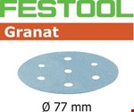 Festool Schuurschijf Granat Stf D77/6 P80 Gr/50