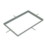 Gebr. Bodegraven matrand - 410x610mm - 25x25x2,5mm - ZM zink magnesium 