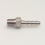 Slangpilaar - zeskant - buitendraad x slangtule - 1/4" x 9 mm