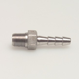 Slangpilaar - zeskant - buitendraad x slangtule - 1/4" x 9 mm