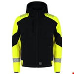 Tricorp Softshell Capuchon Reflective Redefined 406111 Black/Yellow - maat XL