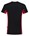 Tricorp T-shirt Bi-Color - Workwear - 102002 - zwart/rood - maat XS