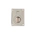 Intersteel luikring - rechthoekig - 50x39 mm - nikkel
