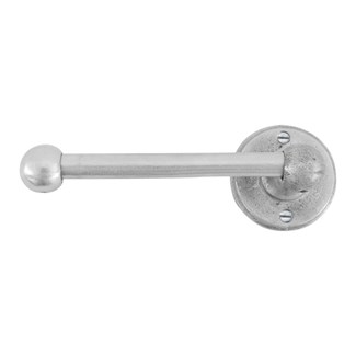 Dauby toiletrolhouder enkel - Pure Plus - mat wit brons - 150 mm - links