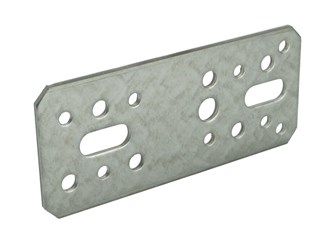 Gebr. Bodegraven koppelplaat - 175x70x4mm - verzinkt