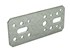 Gebr. Bodegraven koppelplaat - 175x70x4mm - verzinkt