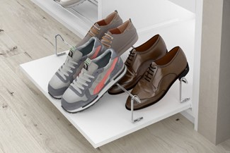 Menage confort schoenhouder 53x10x4cm chroom