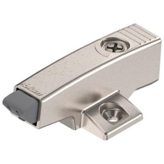 blum BLUMOTION voor deuren inkruisadapterplaat, scharnierzijde, om te schroeven, A37/32, 0mm opdikking Kleur: vernikkeld