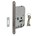 Intersteel kastslot - klavier - 55 mm - doornmaat 50 mm - RVS geborsteld