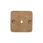 Dauby meubelrozet - Pure 50Q - ruw brons - 50 mm