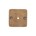 Dauby meubelrozet - Pure 50Q - ruw brons - 50 mm