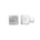 Dauby meubelknop - Pure PQ-25 - wit brons - 25 mm