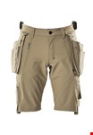 Mascot Advanced short - 17149-311 - afritsbare spijkerzakken - kaki - maat C62