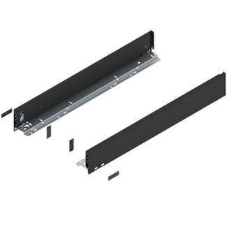 blum LEGRABOX zijkant L+R  M-hoogte, 650mm Kleur: carbon zwart