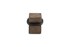 Dauby deurstop - Pure - ruw brons - 25x25x32 mm