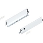 Blum ladezijkant set R+L voor TANDEMBOX Antaro  Hoogte M, incl. afdekkappen  NL: 400 mm  Kleur: Zijdewit