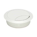 Kabeldoorvoer 2-delig 60mm wit