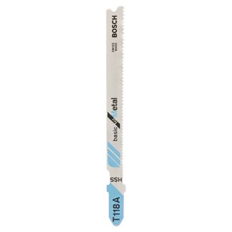 Bosch decoupeerzaagbladen [5x] - T118A - metaal - 2608631013