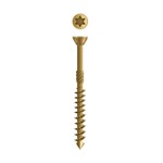 Dynaplus glaslatschroef [200x] - AR-BRONZE - platkop-75° - TX-15 - 3.5x40/22mm