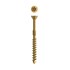 Dynaplus glaslatschroef [200x] - AR-BRONZE - platkop-75° - TX-15 - 3.5x40/22mm