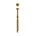 Dynaplus glaslatschroef [200x] - AR-BRONZE - platkop-75° - TX-15 - 3.5x50/28mm