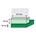 AXA telescopische uitzetter 30IN - wit - 2826-00-54/E