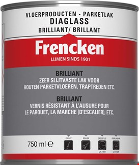 Frencken parketlak - PU diaglass satijn - 750 ml