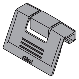 Blum Greep voor binnenlade ZIF.80M5 GRIFF V25SEIWit