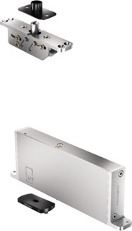 FritsJurgens taatsdeurset - System M+ Cable Grommet (kabeldoorvoer) - Klasse B - rechthoekig - zwart