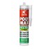 Griffon montagelijm - PolyMax Fix & Seal Express - 300 gram koker - Crystal Clear